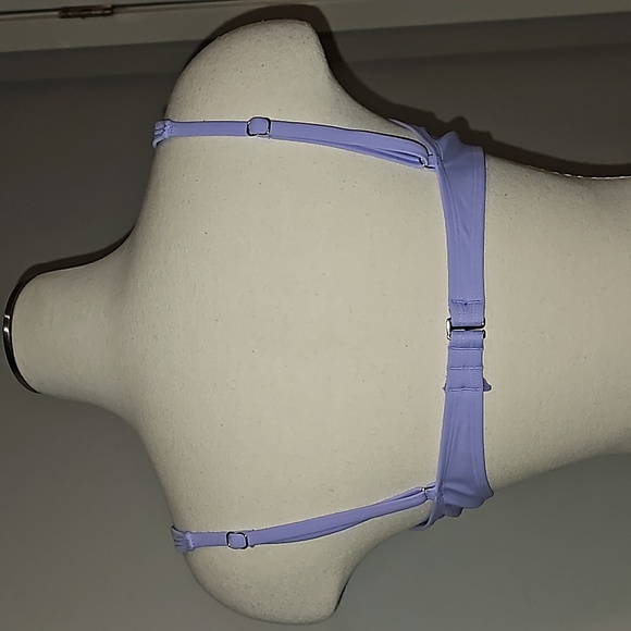 XHILARATION Lavendar Bikini top only Size X-Large VGUC Back closure Adj. Straps - Picture 5 of 10
